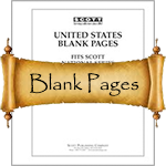Scott Stamp Album Blank Pages