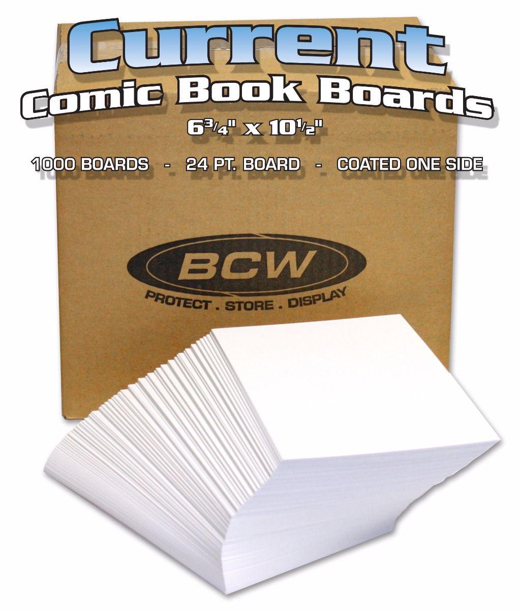 Current Comic Book Boards Bulk 1000 pack