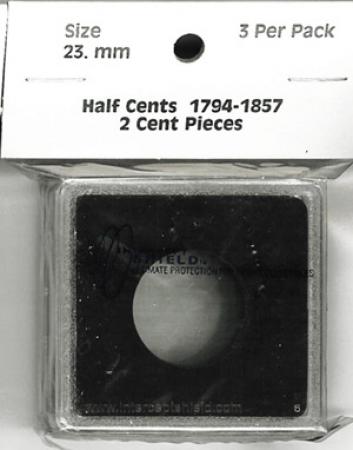 Intercept Shield 2X2 Holders 23mm (Half Cent, Two Cent)