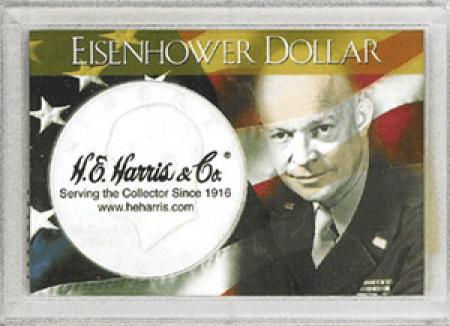 HE Harris Eisenhower Dollar Frosty Case, 2x3