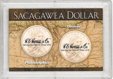 HE Harris Sacagawea P&D Frosty Case - Map, 2x3