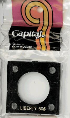 Capital Holder - Liberty Half Dollar, 2x2