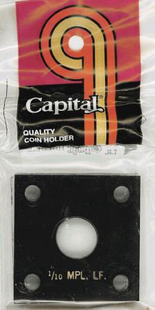 Capital Holder - 1/10 oz. Maple Leaf, 2x2