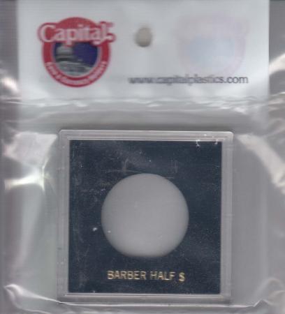 Capital Holder - Barber Half Dollar, 2.5x2.5