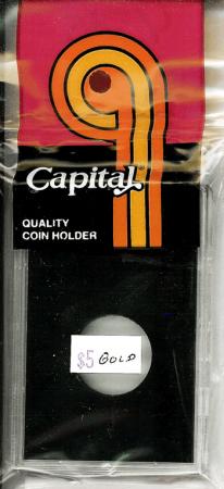 Capital Holder - $5 Gold, 2x3