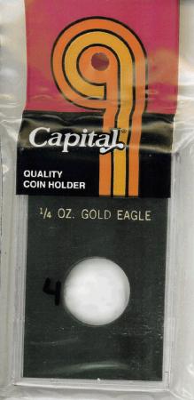 Capital Holder - 1/4 oz. Eagle, 2x3