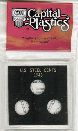 Capital Holder - Steel Cents of 1943