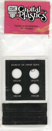 Capital Holder - Double Die Cents (1955, 72, 83, 95)