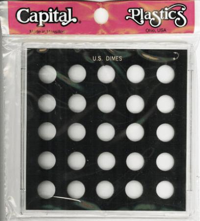 Capital Holder - U.S. Dimes (25 Holes, No Dates)