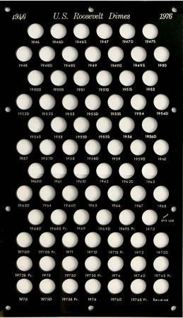 Capital Holder - Roosevelt Dimes 1946-1976S