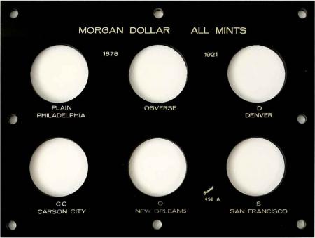 Capital Holder - Morgan Dollar All 5 Mints