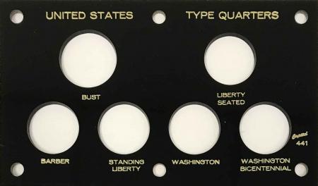 Capital Holder - U.S. Type Quarters (Pre 29 Bust)