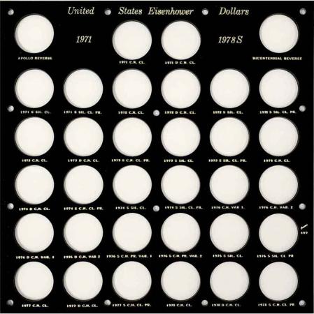 Capital Holder - Complete Eisenhower Dollar Set