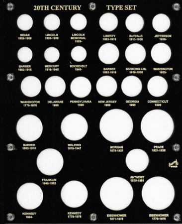 Capital Holder - 20th Century Type Coins, 8x10