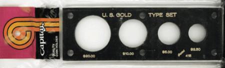 Capital Holder - U.S. Gold Type Set (20, 10, 5, & 2.50)