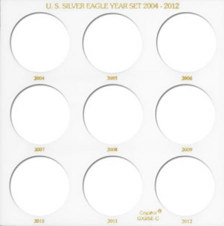 Capital Holder - Silver Eagle Year Set 2004-2012