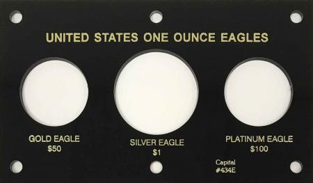 Capital Holder - Eagles (Silver, Gold, Platinum), 3.5x6