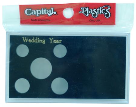 Capital Holder - Wedding Year (Cent through Half), Meteor