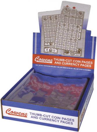 Cowens Vinyl Pages -- 30 Pocket (1.5x1.5)