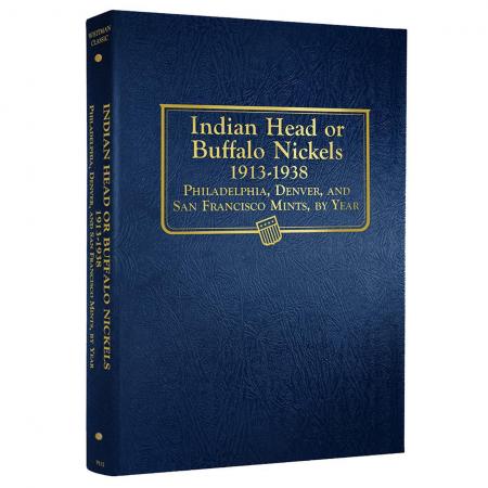 Whitman Album Buffalo Nickels 1913-1938