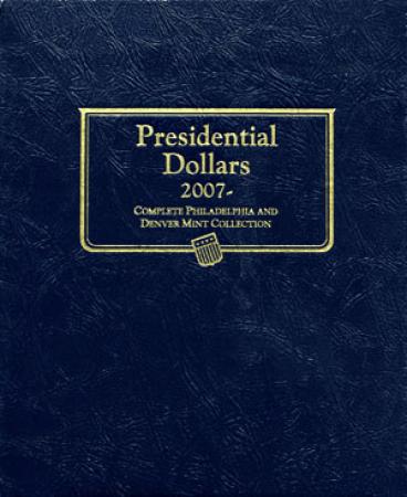 Whitman Album Presidential Dollars P&D 2007-Date