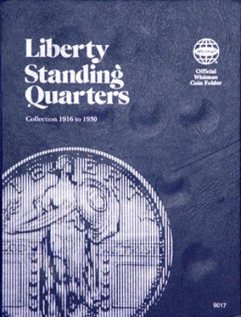 Whitman Folder 9017: Liberty Standing Quarters, 1916-1930
