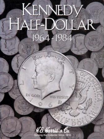 HE Harris Folder 2696: Kennedy Half Dollars No. 1, 1964-1984