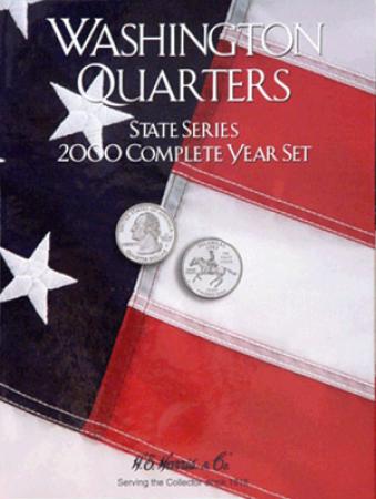 HE Harris Folder 2583: Complete Year Set Quarters, 2000