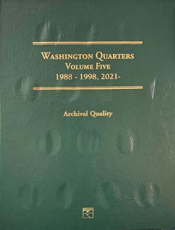 Littleton Folder LCF15A: Washington Quarters No. 5, 1988-1998, 2021