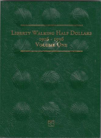 Littleton Folder LCF11: Liberty Walking Half Dollars, 1916-1936