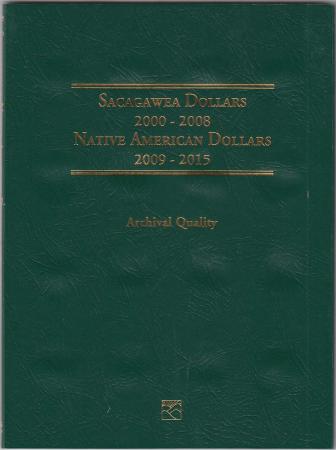 Littleton Folder LCF37: Sacagawea Dollars 2000-2008 Native American Dollars 2009-2015