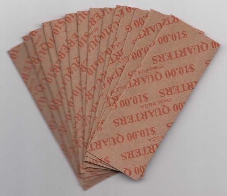 Flat Coin Wrappers - Quarter Size