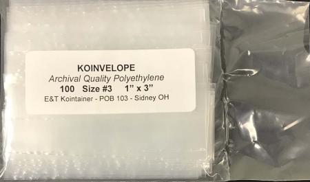 Koinvelopes - Size #3 - 1x3