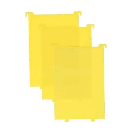 BCW Comic Book Bin Extra Partitions (3-Pack) -- Yellow