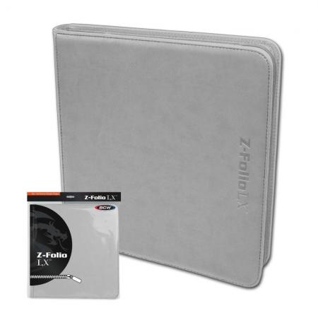 BCW Trading/Gaming Card 12-Pocket Z-Folio LX Album -- White