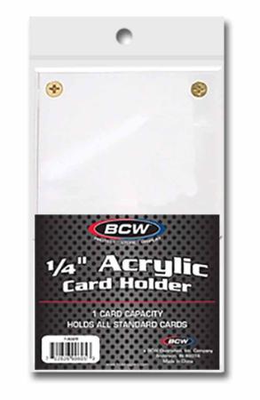 BCW 1/4 Inch Acrylic Card Holder