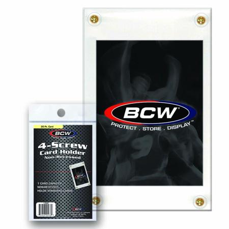 BCW 4-Screw Card Holder - Non Recessed