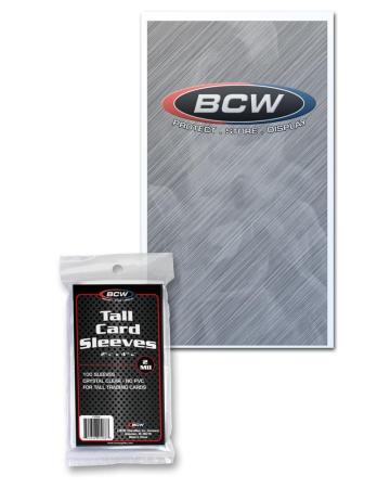 BCW Tall Card Sleeves - 2 5/8 X 4 13/16