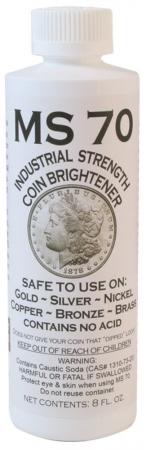 70 Proof Coin Brightener & Cleaner Kit Gold Silver Copper Bronze MS-70