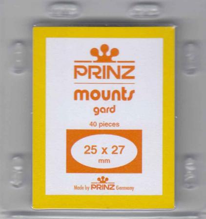 Prinz/Scott Stamp Mounts: 25x27