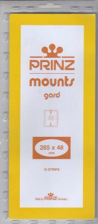 Prinz/Scott Stamp Mount Strips: 265mm x 48mm