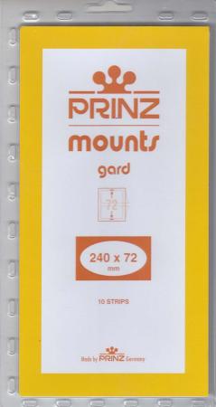 Prinz/Scott Stamp Mount Strips: 240mm x 72mm