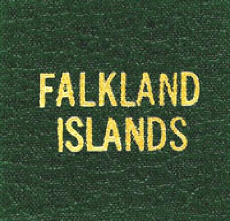 Scott Specialty Series Green Binder Label: Falkland Islands