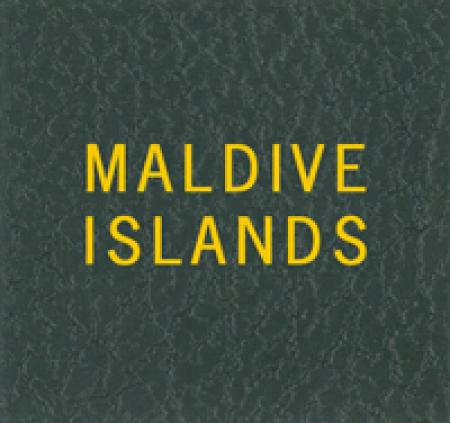 Scott Specialty Series Green Binder Label: Maldive Islands