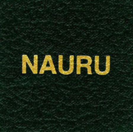 Scott Specialty Series Green Binder Label: Nauru