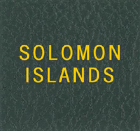 Scott Specialty Series Green Binder Label: Solomon Islands