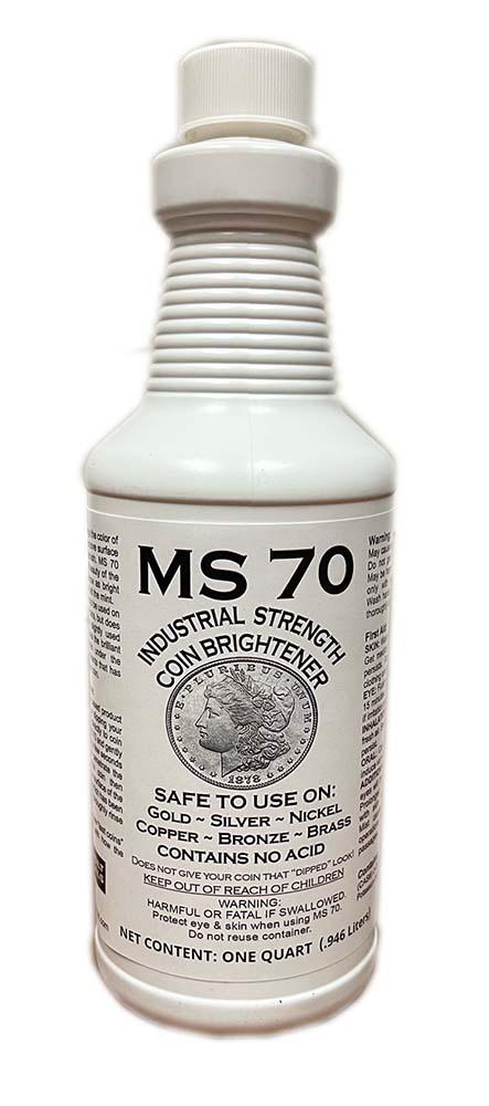 MS-70 Coin Brightener and Cleaner Liquid