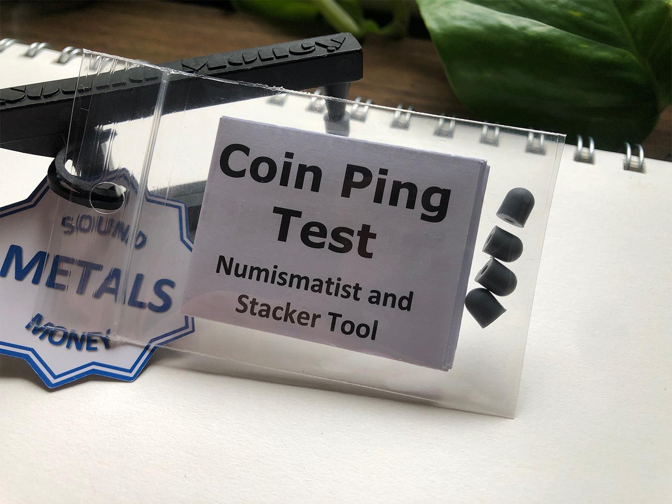 Sound Money Metals The Pocket Pinger + Stack Stick,Coin Ping Test :  : Toys & Games