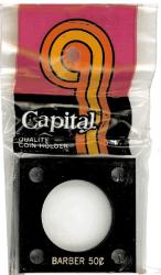 Capital Holder - Barber Half Dollar, 2x2