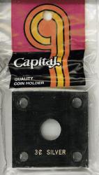 Capital Holder - 3c Silver, 2x2